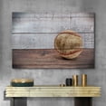 thumbnail image 2 of wall26 Canvas Print Wall Art Vintage Gray Wood Panel Retro Baseball Sports &amp; Fitness Athletes Digital Art Realism Boy's Bedroom Decorative Urban Rustic for Living Room, Bedroom, Office - 32", 2 of 5