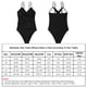 thumbnail image 3 of Traje De Baño De Una Pieza Con Tirantes Traje de baño de una pieza con tirantes para mujer, sin espalda, sexy, vacaciones junto al mar (L negro) Sywqhk Para Estrenar, 3 of 5