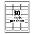 thumbnail image 5 of Ecofriendly Mailing Labels, Inkjet/laser Printers, 1 X 2.63, White, 30/sheet, 100 Sheets/pack | Bundle of 5 Boxes, 5 of 6