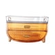 thumbnail image 4 of Caja de almacenamiento de cosméticos de 3 niveles, organizador de maquillaje, caja de almacenamiento de mesa para baño Naranja, 4 of 9