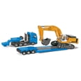 thumbnail image 3 of Siku : Heavy Haulage Transporter with Flat-Bed Trailer, 3 of 6