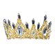 thumbnail image 1 of Corona de pastel de cumpleaños de boda de reina, flores de carámbano de cristal grande, diadema hecha a mano, joyería para la cabeza Vhermosa, 1 of 5