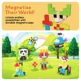 thumbnail image 6 of PicassoTiles 102PCS 1" Pixel Magnetic Puzzle Cube Set, Mix & Match Building Blocks, STEM Educational Toy with Idea Book for Kids Age 3+, 6 of 12