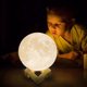 thumbnail image 5 of Moon Lamp 2023 Upgrade with Timing 3D Printing Moon Night Light 16 Colours with Wooden Stand Remote & Touch Control and USB Rechargeable Gift f, 5 of 5