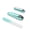 Green, variant on PAFASON Ultra Sharp Nail Clipper Set, 2 Pack Fingernail and Toenail Trimmer Cutter, Stainless Steel, Curved Blade, Sturdy, Nail Catcher, Nail Files for Men and Women