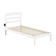 thumbnail image 2 of AFI Warren Solid Wood Platform Bed with Attachable USB Charger Grey Queen, 2 of 5