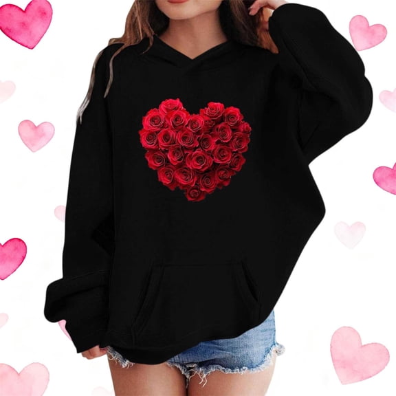 3-14Y Boys Girls Sweatshirt Hoodies Long Sleeve Jersey Pullover Black 110