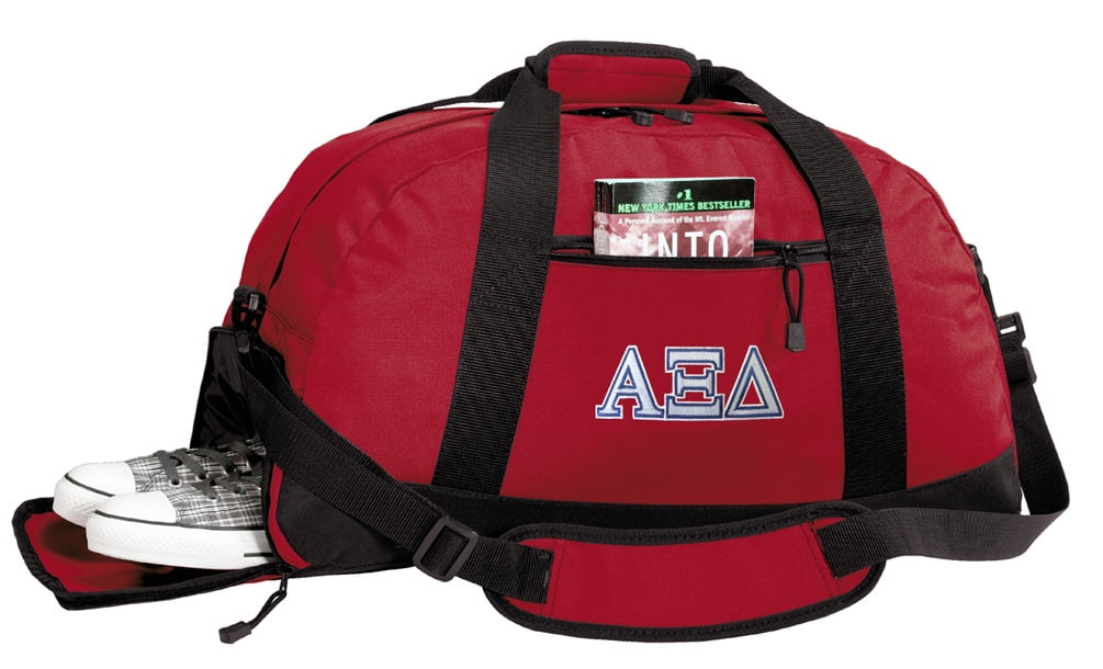Broad Bay AXiD Sorority Gym Bags Alpha Xi Duffle Bag WITH SHOE POCKET! by