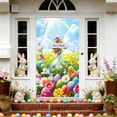 thumbnail image 1 of Fwttom Décorations de Pâques Rideau de Porte de Pâques Décorations de Fête, 1 of 6