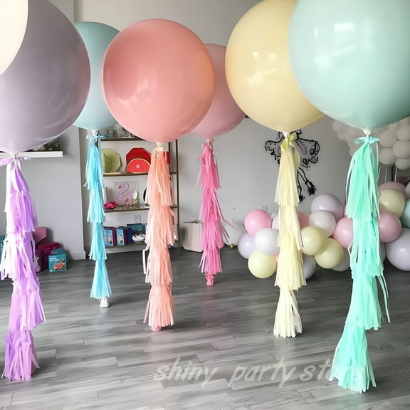 BESTSKY 10pcs 36inch Big Macaron Latex Balloon Pastel Blue Red Pink Color Balloon Wedding Party Birthday Decoration Baby Shower Decor