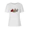 thumbnail image 4 of WAIIMAK Womens Tops Short-Sleeved Round Neck T-Shirt Cute Printed Tees Spring/Summer Basic Blouse, 4 of 5