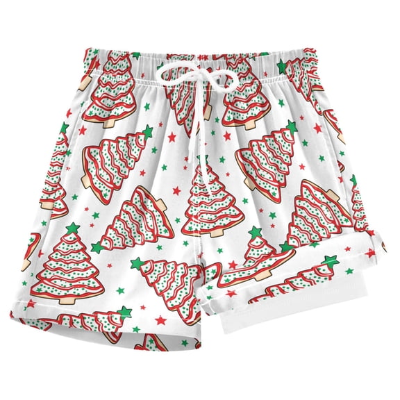joogoo Christmas Tree Cakes Boys Swim Trunks Beach Swimsuit Shorts Boxer 8Y