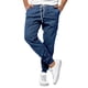 thumbnail image 1 of Pantalones largos de moda para hombre, casuales, de color puro, para exteriores, con cremallera y bolsillo, pantalones deportivos para hombre, 1 of 4