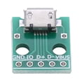 thumbnail image 1 of Placa adaptadora US Bto DIP, 10 piezas Micro USB hembra Micro US Bto DIP Placa adaptadora USBDIP diseñada para precisión, 1 of 9
