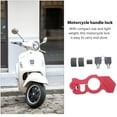 thumbnail image 6 of unbranded Steering Horn Lock Throttle Lock Front Brake Lock for Motorcycle 13.5X5.5cn Red, 6 of 8