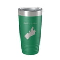 thumbnail image 1 of Kelly Lake Map Tumbler Travel Mug Insulated Laser Engraved Coffee Cup California 20 oz Green, 1 of 1