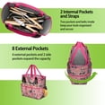 thumbnail image 6 of Garden Tool Bag,Shiba Inu Dog and Flower Floral Garden Tool Organizer,Garden Gifts,Waterproof Multi-Pocket Garden Tool Storage 11.8x5.5x11.4 Inch(Tools NOT Included), 6 of 6