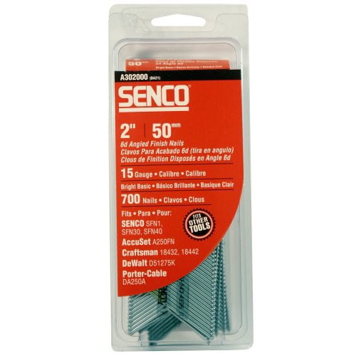 SENCO A302000 15 Gauge by 2 Inch Bright Basic Finish Nail for sale online 