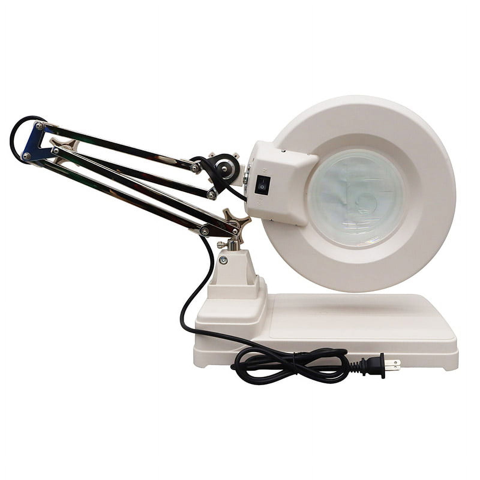 20X Bench-top Magnifier Lamp 110V Table Magnifier LED Lamp for Reading and Working