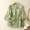 Green, variant on Womens Shirts Retro Embroidered Patchwork Elegant Spring Summer T Shirts for Women Green L