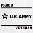 thumbnail image 3 of CafePress - Proud Army Veteran Black Sweatshirt - Zip Hoodie, Classic Hooded Sweatshirt with Metal Zipper, 3 of 4