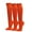 Dark Orange, variant on Womens Plain Striped Cotton Knee High Socks Dark Orange Medium 3 Pairs