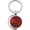 Burgundy, variant on Plain Spinner Key Ring (Black)