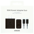 thumbnail image 2 of Samsung 50W Duo Power Adapter, Black (Cable not included), 2 of 8