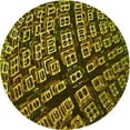 thumbnail image 1 of Ahgly Company Machine Washable Indoor Round Transitional Night Red Area Rugs, 8' Round, 1 of 7