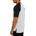 thumbnail image 5 of LPZOOGU Men's Casual Short Sleeve T-Shirts Summer Crew Neck Athletic Tees Loose Fit Graphic Striped Reflective Quick Dry Tops, 5 of 7
