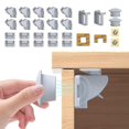 thumbnail image 1 of Magnetic Cabinet Locks (10 Locks 2 Keys), Cabinet Locks For Babies, Baby Proofing & Child Safety By , Baby Proofing Cabinets, Fit Most Cabinets And Dr, 1 of 5