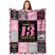 thumbnail image 1 of LHSHID Teenage Girls 13th Birthday Gifts Throw Blanket Happy 13th Birthday Decorations Blanket for Girls Birthday Gifts for 13 Year Old Girl Daughter Bestie Sister 30"x40", 1 of 7