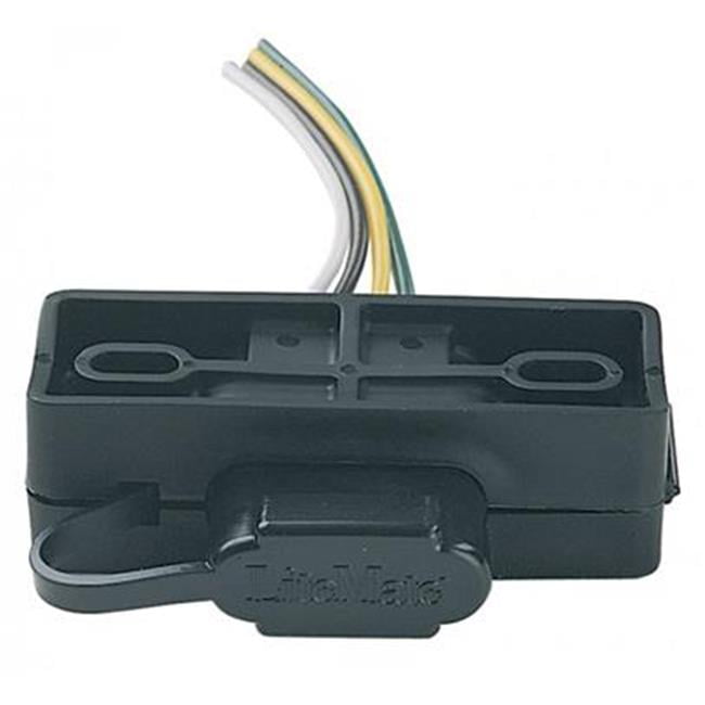 HOPPY 48595 4 Wire Flat Trailer Wiring Connector Mounting Bracket