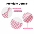 thumbnail image 5 of CYRBOKO Girls Cotton-Linen Tank Tops, Sleeveless Casual Spaghetti Straps Plaid Summer Tops Pink Size 10-12 T, 5 of 9