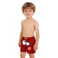 thumbnail image 4 of Pantalones cortos de bolsillo para niños con cordón elástico estampado casual traje de baño pantalones de cinco puntos, 4 of 8