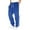 Blue, variant on APEXFWDT Men's Fleece-Lined Jogger Pants - Drawstring Elastic Waist Side Stripes Sweatpants Athletic Lounge Pants,M,Blue