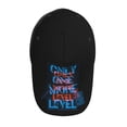 thumbnail image 4 of XMXT Baseball Cap, Eat Sleep Games Print Pattern Sun Hats for Men, One Size Black, 4 of 9
