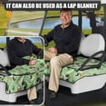 thumbnail image 5 of Whosucclay Cat With 4 Storage Pockets Golf Cart Seat Towel Cover Soft for Club Car Yamaha EZGO Icon, Simple Disassemble Golf Cart Seat Cushion Cover, 5 of 7
