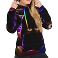 thumbnail image 5 of Lsque Five Nights At Freddy'S Pattern Casual Women's Hoodie,Hooded Sweatshirt with Kangaroo Pocket,Pullover Hoodie with Eye-catching Drawstrings-X-Large, 5 of 8