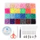 thumbnail image 1 of Espaciadoras de polimérica Sunnimix 4800 piezas 6 colores cuentas de arcilla heishi, 1 of 8
