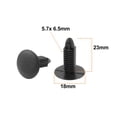 thumbnail image 2 of Unique Bargains 23mm Stem Length Push-Type Retainer Fasteners Clips Plastic Rivet Set 24 Pcs, 2 of 2