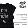 thumbnail image 5 of Extra Thankful This Year Shirt, Thanksgiving Maternity Shirt, Pregnancy Announcement Shirt (Black, X Large), 5 of 6