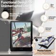 thumbnail image 6 of Case for Kindle Paperwhite 12th Generation 2024 / Kindle Colorsoft Signature Edition - 7" PU Leather Protective Folio Cover for Kindle Paperwhite Kids with Auto Sleep/Wake, Great Wave, 6 of 7