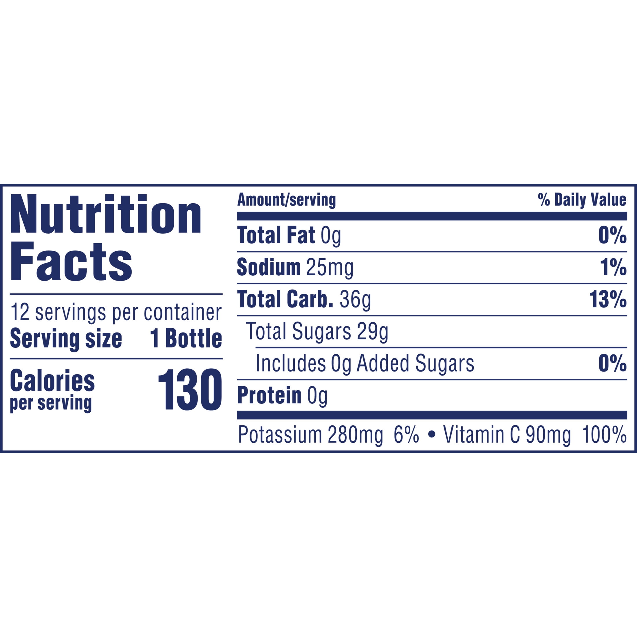 (3 pack) Ocean Spray® 100% Juice Cranberry Juice Blend, 10 fl oz Bottles, 12 Count