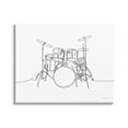 thumbnail image 3 of Stupell Drum Kit Musician Line Doodle Beauty & Fashion Painting Gallery Wrapped Canvas Print Wall Art, 3 of 5