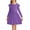 Purple, variant on Girls Ruffle Long Sleeve Dress Knit Cute Casual with 2 Pockets Dresses,White,5-11Years