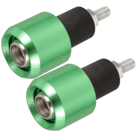 GOOHOCHY Bar End Plugs Green Aluminum Alloy Motorcycle Grip Enhancement 1Pair
