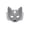 A003- Style C, variant on Half Fox Face Mask Halloween Accessories, 8X8 in Plush Furry Mask for Masquerade Party, Adult Halloween Party Favors for Women Men