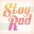 thumbnail image 3 of June, Dina 15x15 Black Modern Framed Museum Art Print Titled - Stay Rad I, 3 of 5