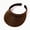 Coffee, variant on Sun Sports Visor Hat Cloth Covered Slip on Visors Cotton Womens Tennis Cap for Women Men Sun Visor (Black, One Size)